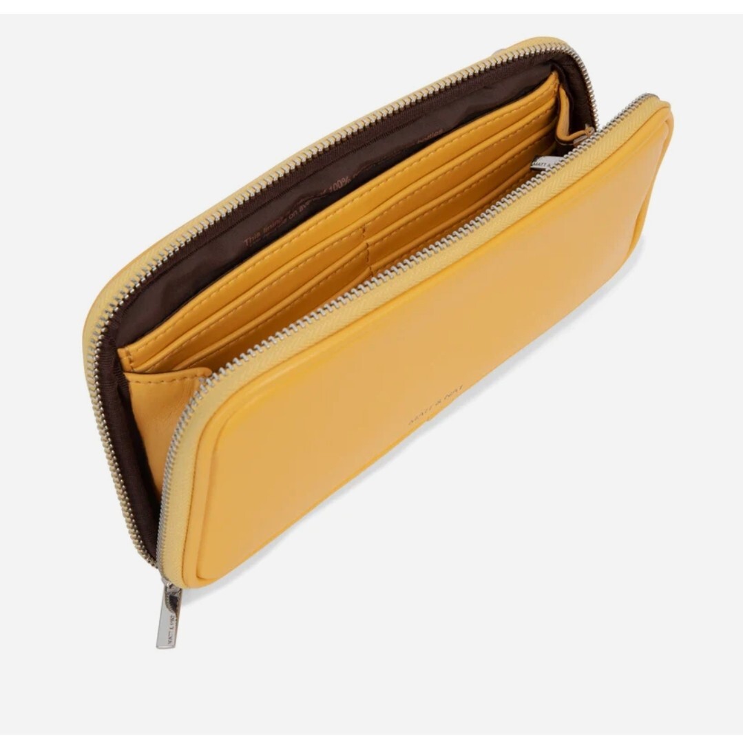 ビンテージ風☆【MATT&NAT】ウォレット★クロスボディーバック♪ Matt & Nat Vegan Leather CROSSBODY WALLET - Yellow Citrine
