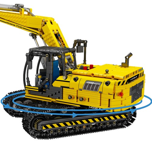 MOULE KING 13112 technique voiture pelle moteur excavatrice blocs de serrage jouet MOC - Photo 12/23