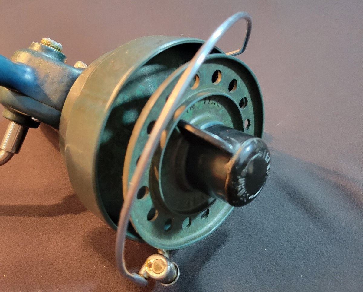 Moulinet Toupie Alcedo Mark V Vintage - Italie - Bon État Fonctionnel - Mer