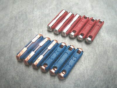 Red 16A Blue 25A Fuse for Audi VW Porsche Made in Germany Pack of 12 Ships Fast!