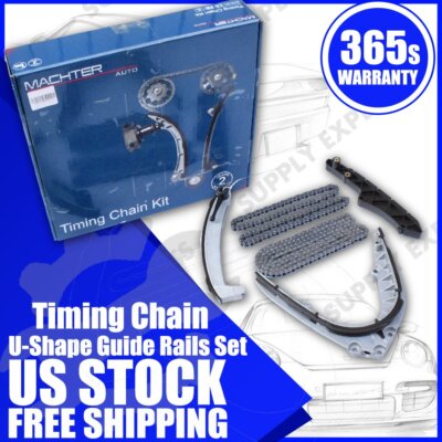 Timing Chain Chains Guide Rails Set CHAINS Kit FOR BMW E38 E39 E53 eBay