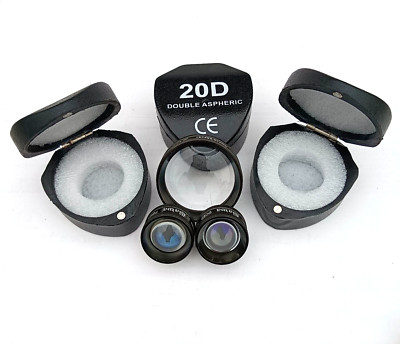 Ophthalmology Black Colour 20D 78D 90D Diopter Lens Combo
