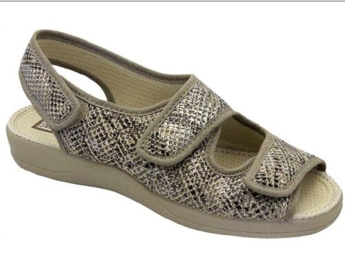 Ladies Adjustable Sandal - DeValverde 170 Negro (3 Points Adjustment) - Picture 3 of 7