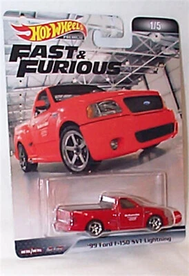 Fast & Furious 99 Ford F-150 SVT Real Riders Hot Wheels HCP15 New Cared Blister