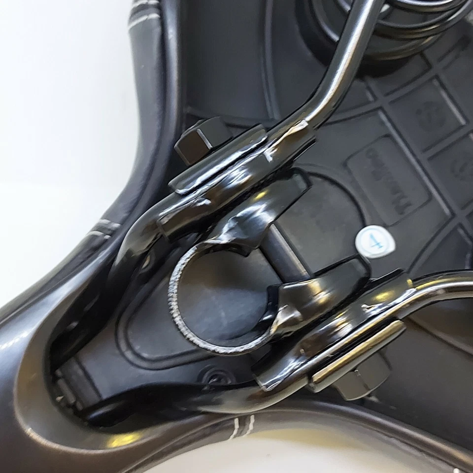 Saddle Large Sprung Comfort Spring Big Bum Cruiser Seat Wide Bike Bicycle Q - Image 4 of 4