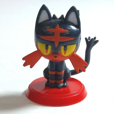 Pokemon 1.5'' Litten Choco Egg Mini Figure Gashapon Furuta
