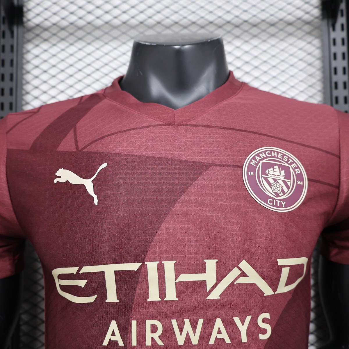 2024/25 Manchester City Third, Haaland 9, Player's Version, Size