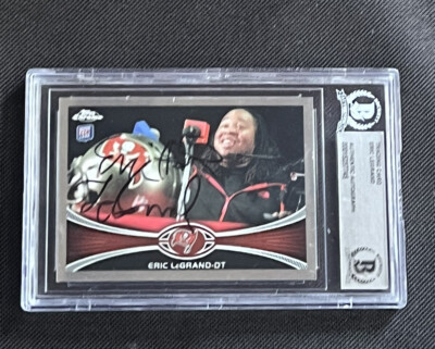 ERIC LeGRAND 2012 TOPPS CHROME ROOKIE SIGNED AUTOGRAPHED CARD BAS