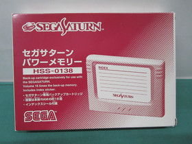 Sega Saturn Power Memory. White HSS-0138. can save. boxed. JAPAN. SEGA. 14640