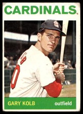 1964 Topps #119 Gary Kolb  St. Louis Cardinals Low Grade