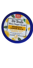 Dr Teal's Shea Sugar Scrub Prebiotic Lemon Balm Shea Butter Orange Oil