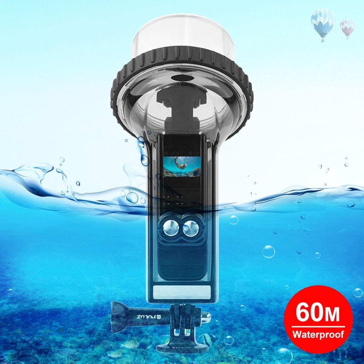 Pocket Waterproof Housing Diving Case -Underwater to 60m For DJI Osmo  Pocket
