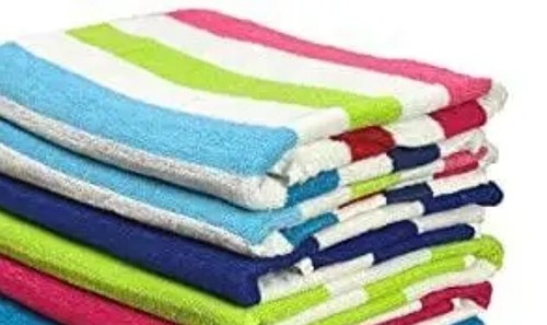 4er Pack Ben Kaufman farbige klassische Strandtücher gestreift groß saugfähig NEU - Bild 1 von 5