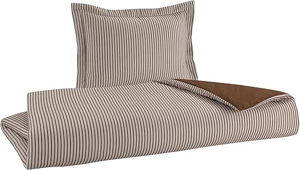 Juego de funda nórdica de franela DELANNA 100 % algodón Foto 2 de 4