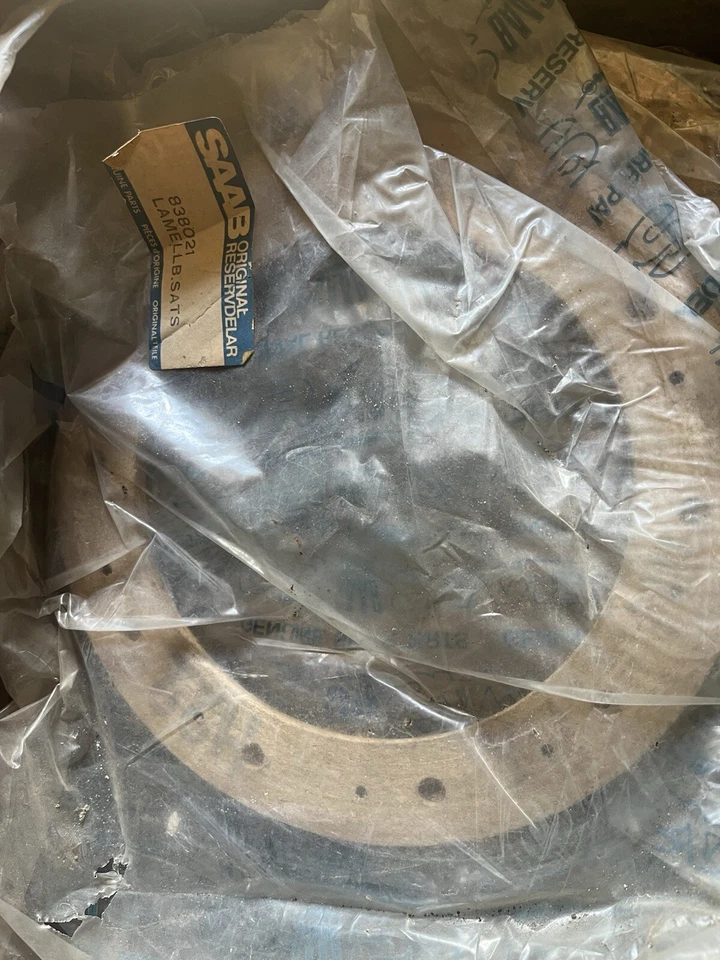 SAAB 99 1969-1975 FORRO DE EMBRAGUE OEM ORIGINAL 838021 N.O.S Foto 3 de 4