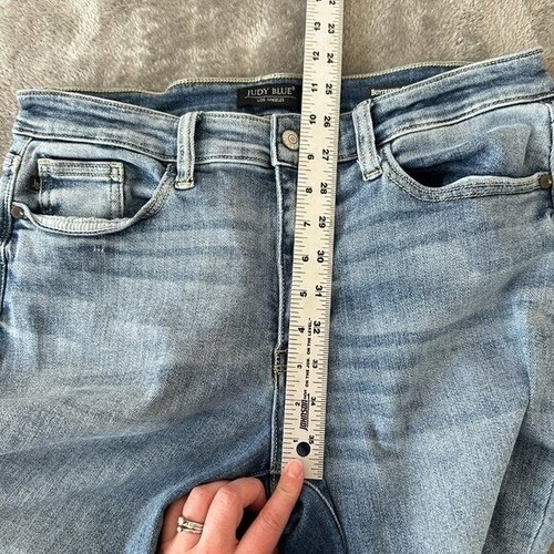 Judy Blue Boyfriend Fit Jeans 11/30 Damen Stretch helle Waschung - Bild 8 von 9