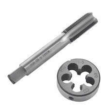 Metric Tap and Die Set M18 1.5mm HSS Straight Flutes Right Hand Machine Threa...
