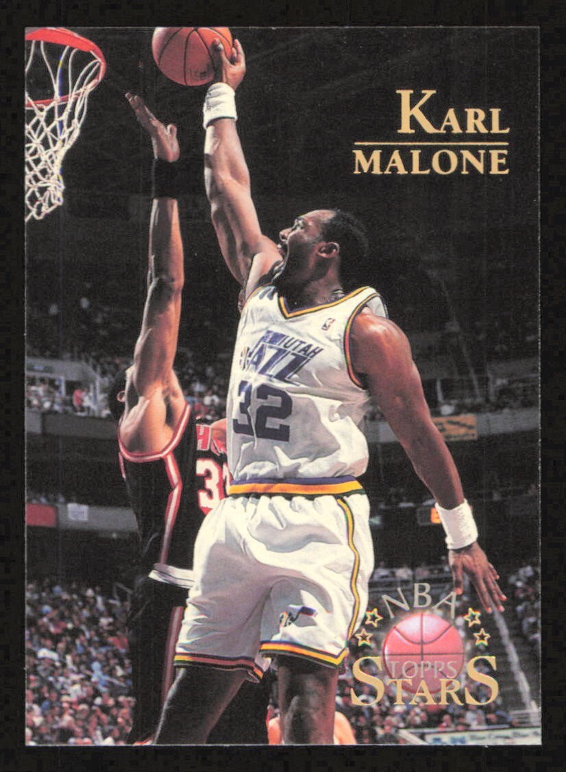 1996 Topps Stars KARL MALONE Members Only card UTAH JAZZ Basketball #126