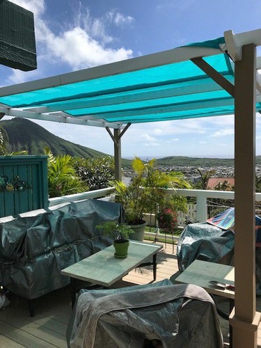 Ifenceview Turquoise/Green 14'x14'-14'x48' Rectangle Sun Shade Sail Patio Awning - Picture 126 of 181