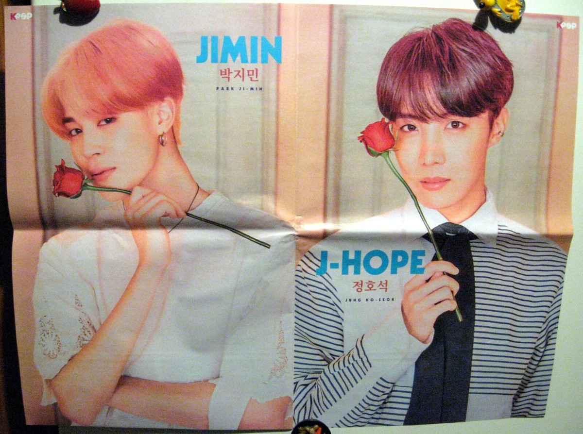 BTS double-sided magazine poster A2 23х16 inch #9 | eBay