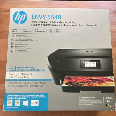 HP ENVY 5540 All-in-One Inkjet Printer Brand New Factory Sealed