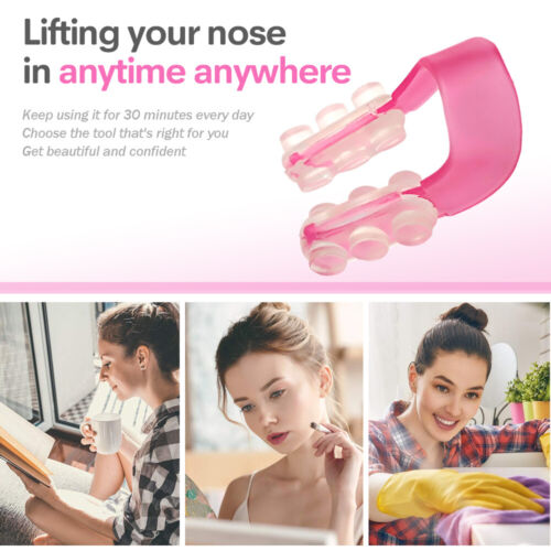 Clip modellante naso silicone beauty up clip sollevamento senza dolore per uomo/donna - Foto 3 di 7