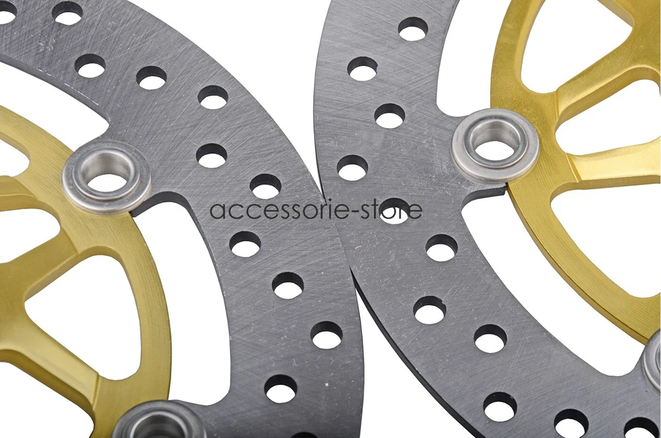 Rotores de disco de freno delanteros para Honda CBR900RR CBR600F F3 VTR1000F VFR750F CB400 Foto 3 de 4