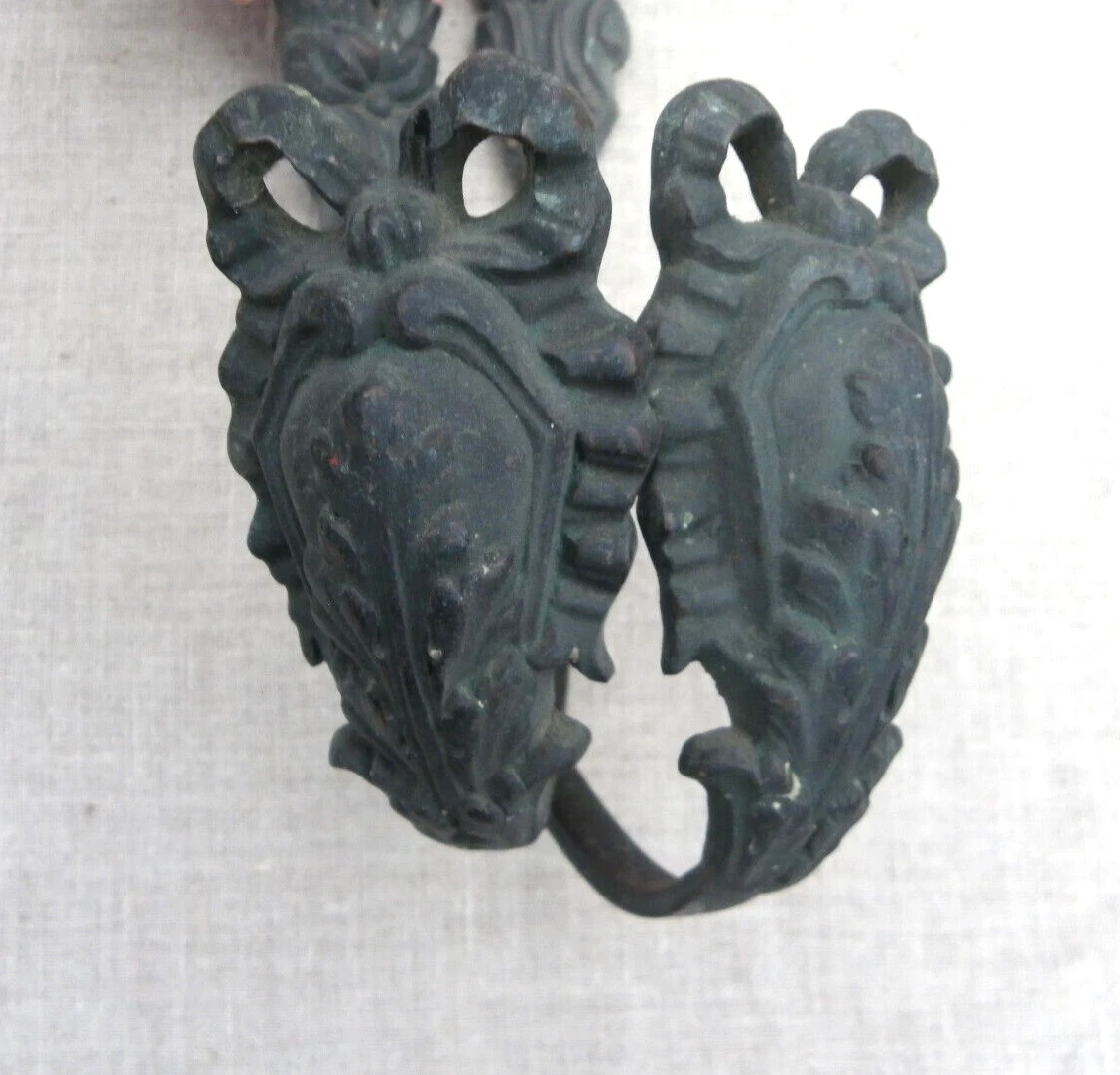 Paire D'embrasses En Bronze Massif, XXe Siècle, Occasion, Style Authentique