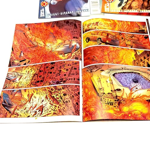 Solar Man of the Atom Hell on Earth 1-4 (1998 casi nuevo) plus Warren Ellis V2 #1 1997 - Imagen 8 de 16