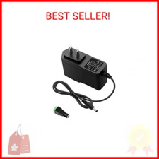 ALITOVE DC 12V 1A Power Supply 1000mA 12W AC/DC Adapter, 100~240V AC to DC 12 Vo