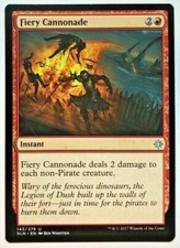 MTG Fiery Cannonade Ixalan 143/279 Regular Uncommon