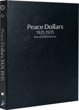 Whitman Prestige™ Coin Album - Peace Dollars: 1921-1935 Date & Mintmark Set