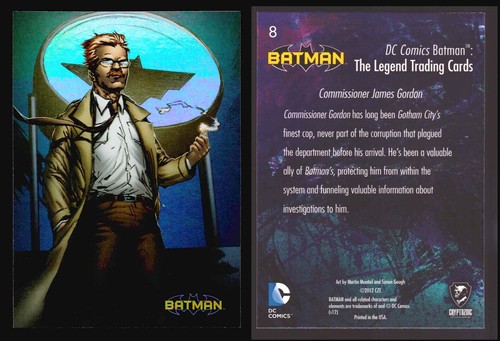 DC Comics Batman The Legend Parallel HoloFoil Base Trading Card Singles #1-63 - Picture 8 of 86