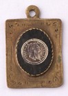 Belgium Lion ring WW1 Belgique WWI Stamp Set Leopold I Silver fragment on brass — photo 10