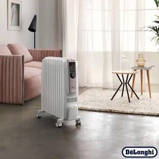 De'Longhi Dragon 4 Oil Filled Radiator 2.5kW, TRDSX41025E.WB, 24 Hour Timer