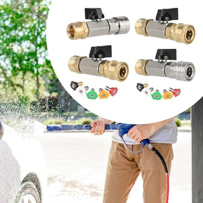 #ad High Pressure Washer Ball Valve Pressure Washer Fitting for Deck Cleaning $19.56
