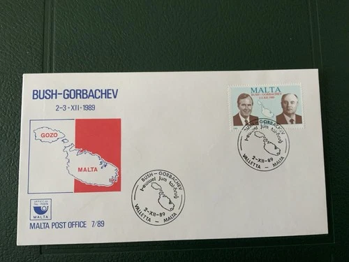Malta 1989 #748 Us-Soviet Summit - FDC