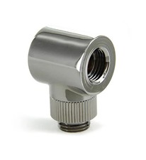 Monsoon 90 Rotary Angle Fitting with Light Port - 5/8" - Black Chrome