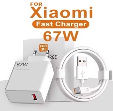67W USB Fast Charger with Type-C Cable for Xiaomi 14 / 13 / 12 / 11 / 10 Ultra