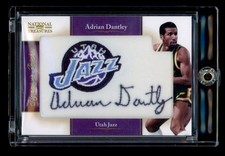 2011 Playoff National Treasures Adrian Dantley Signature Logo Patch Auto /99 HOF