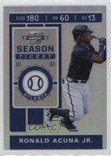 2020 Panini Chronicles Contenders Optic Holo Prizm Ronald Acuna Jr #21 0c7i