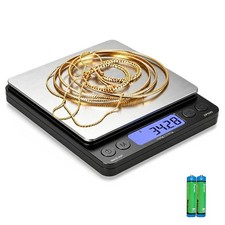 Digital Jewelry Scale – 500g x 0.01g Precision Gold Scale for Jewelers & Coll...