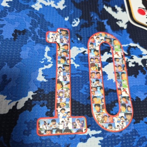 Camiseta de fútbol local Adidas Japón 2020 Oliver Atom para hombre versión M jugador - Imagen 3 de 10
