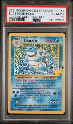 SEQUENTIAL PSA 10 9 9 BLASTOISE 2 CHARIZARD 4 VENUSAUR