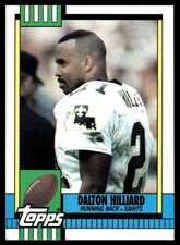 1990 Topps Dalton Hilliard New Orleans Saints #232