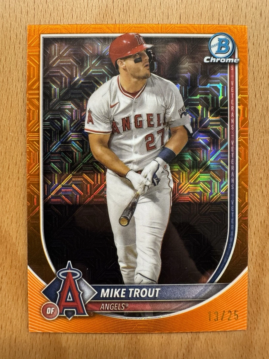 Topps Mike Trout Serial Numbered Baseball Sports Trading Card