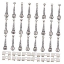 36pcs Bolo Tie Findings Kit with 24Pcs Bolo Tie Tips antique silver