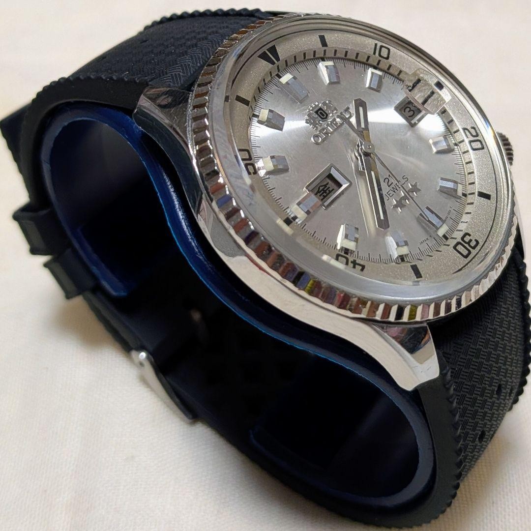 Orient Kingmaster Automatic Diver Watch Vintage 4… - image 6