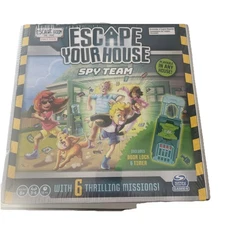 ESCAPE ROOM Spy Team Fun Strategy Family Edition BOARD GAME Escape Your House 
