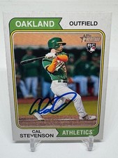 2023 Topps #176 SIGNED Cal Stevenson RC